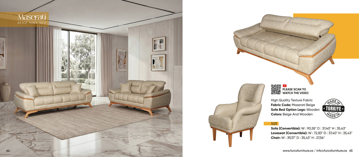 Maserati Sofa Set