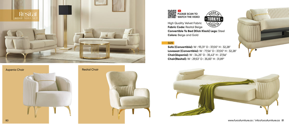 Resital Sofa Set