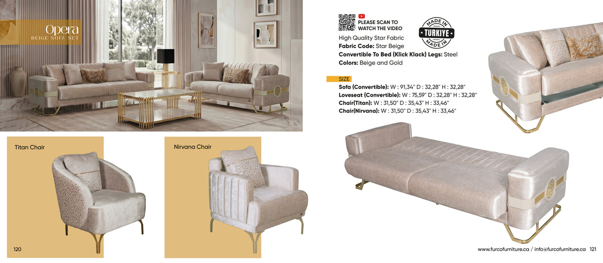 Opera Sofa Set