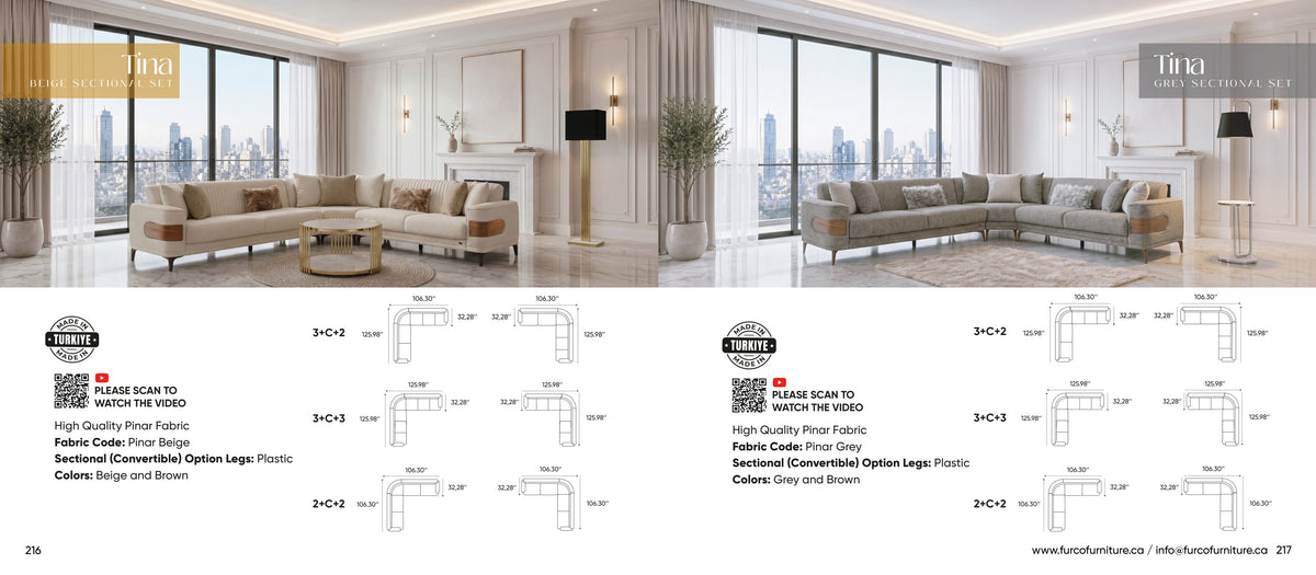 Tina Sectional Set