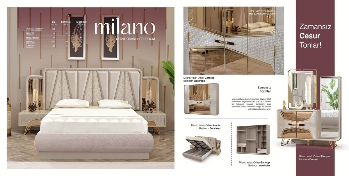Milano Bedroom Set