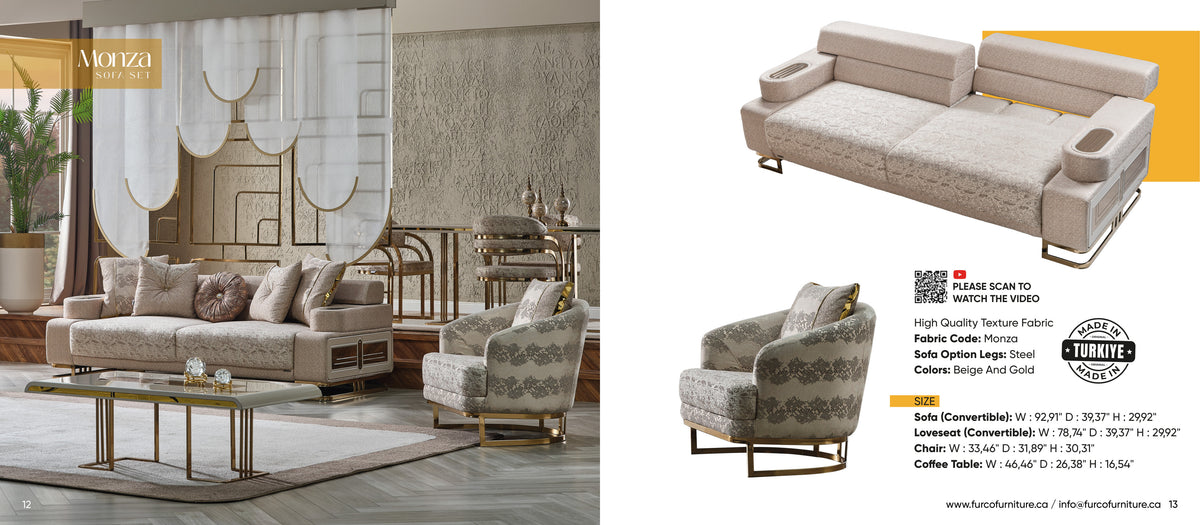 Monza Sofa Set