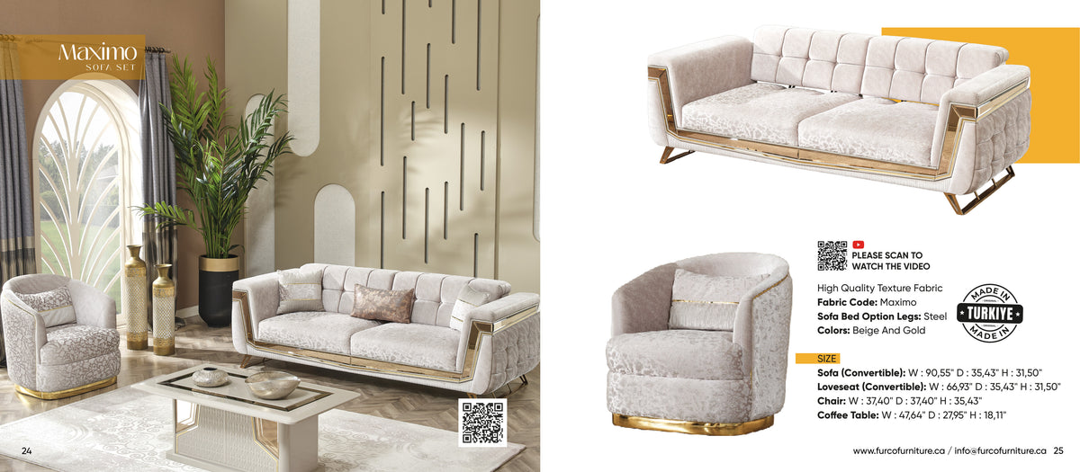 Maximo Sofa Set