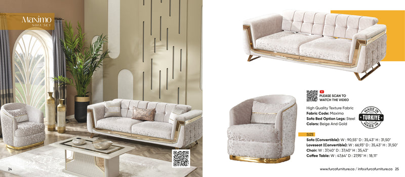 Maximo Sofa Set