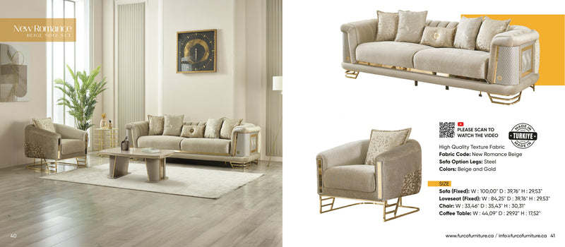 New Romance Sofa Set