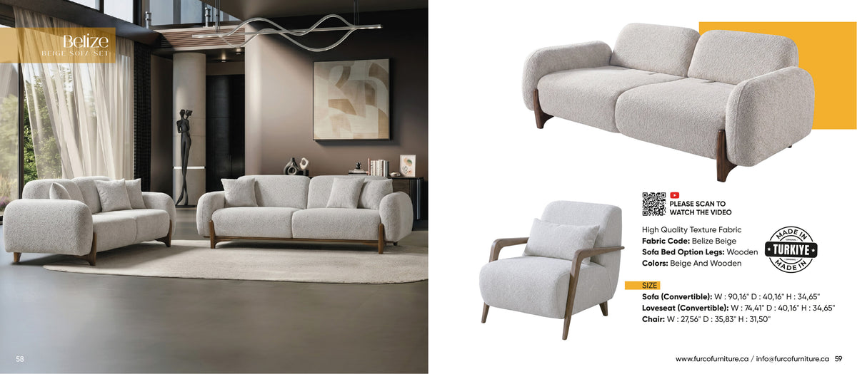 Belize Sofa Set