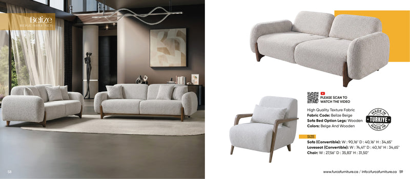 Belize Sofa Set