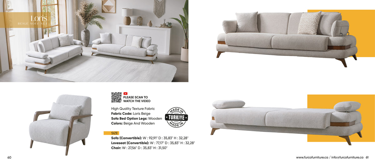 Loris Sofa Set