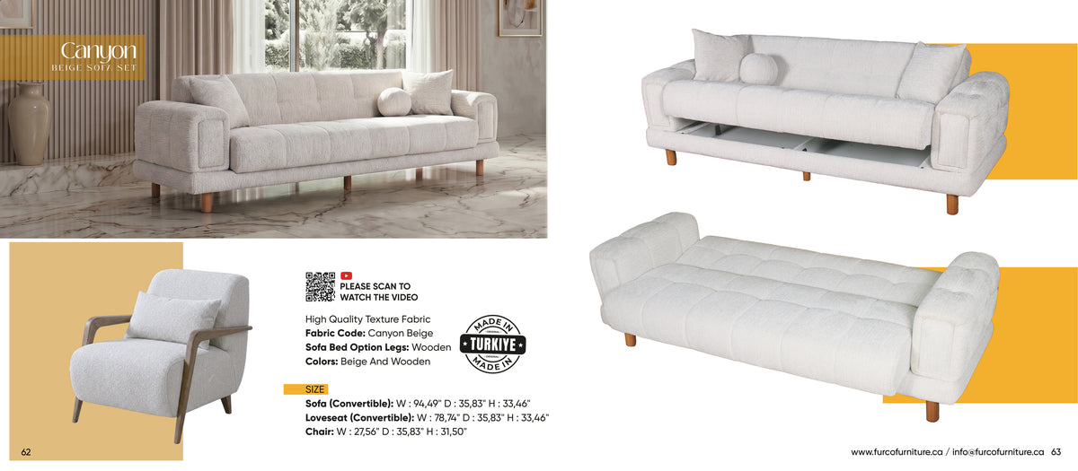Canyon Sofa Set