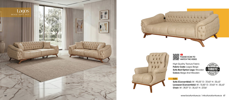 Lagos Sofa Set