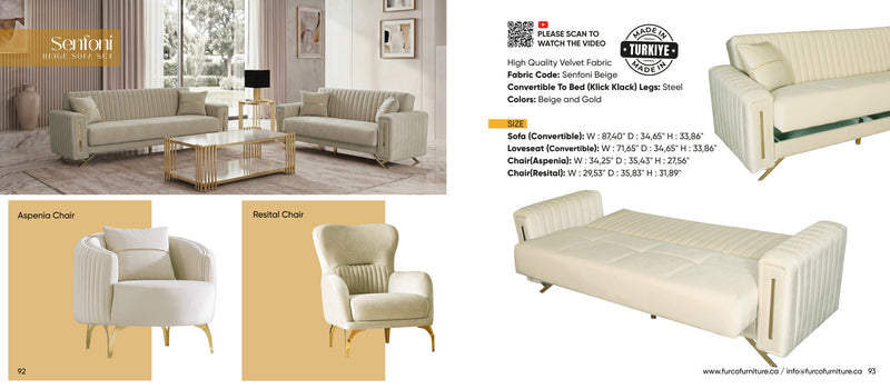 Senfoni Sofa Set