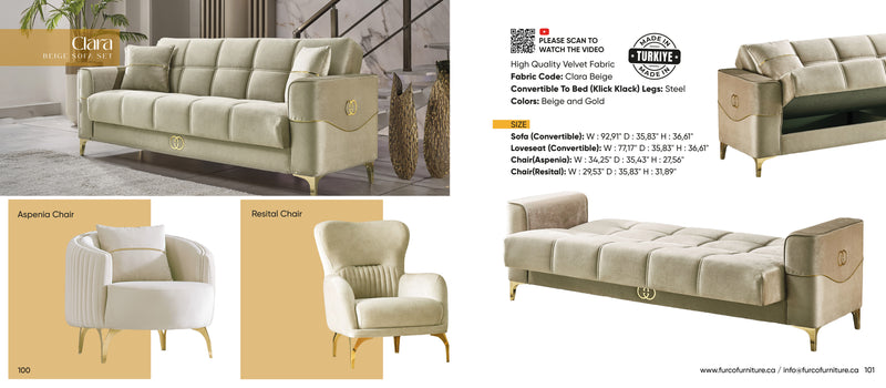Clara Sofa Set