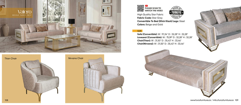 Valero Sofa Set