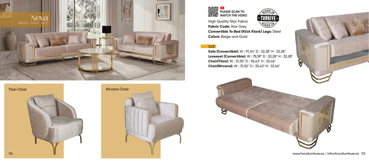 Neva Sofa Set