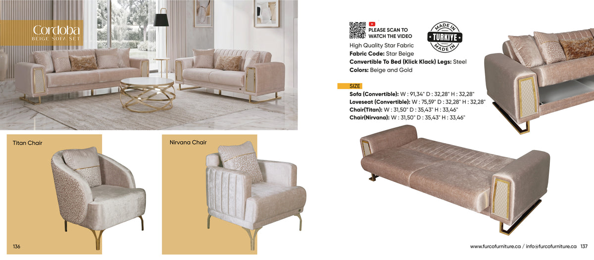 Cordoba Sofa Set