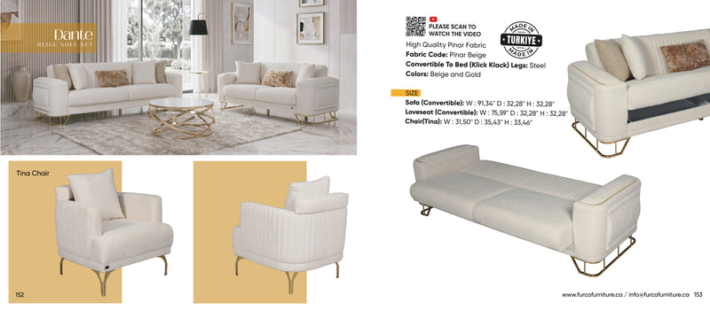 Dante Sofa Set