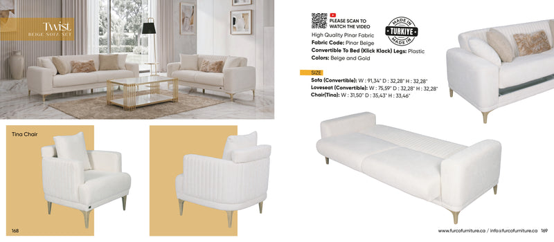 Twist Sofa Set