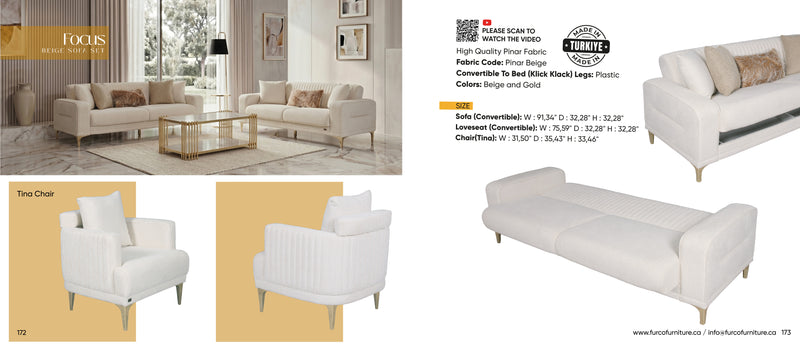 Focus Sofa Set