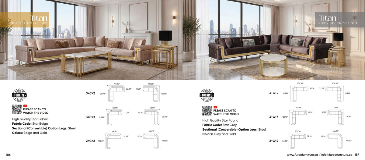 Titan Sectional Set