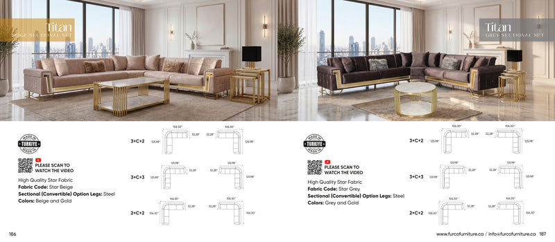 Titan Sectional Set
