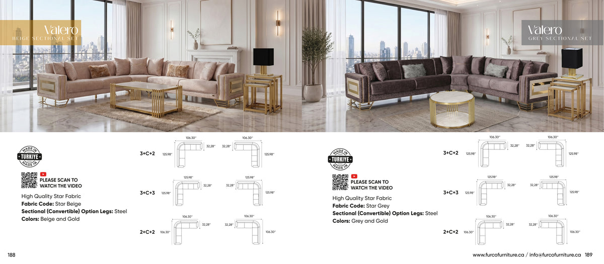 Valero Sectional Set