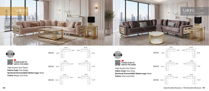 Valero Sectional Set