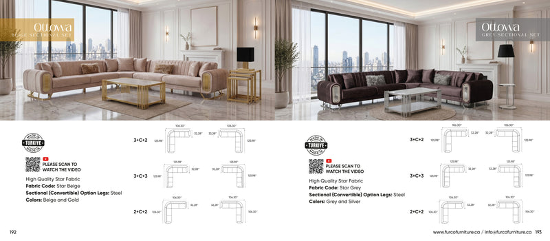 Ottowa Sectional Set
