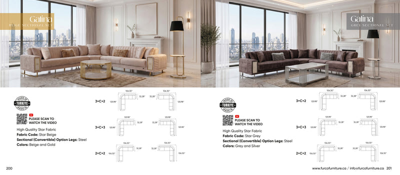 Galina Sectional Set