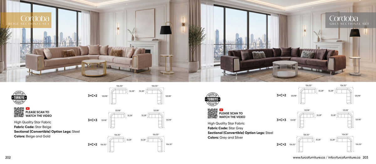 Cordoba Sectional Set