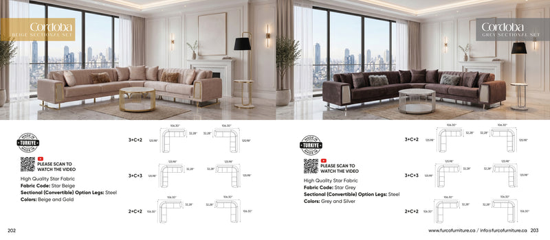 Cordoba Sectional Set