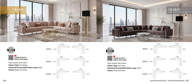 Quatro Sectional Set