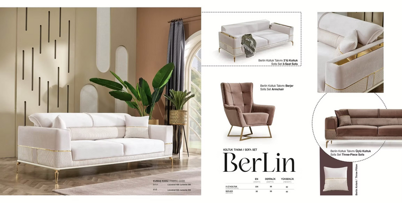 Berlin Sofa Set