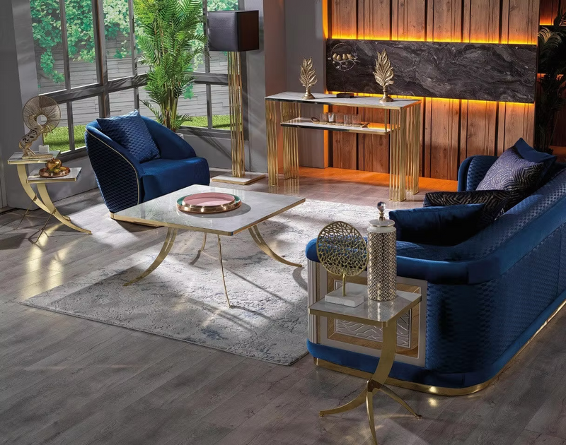Square Sword Coffee Table 3+1