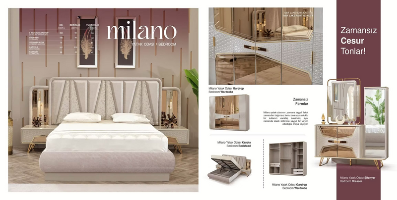Milano Bedroom Set