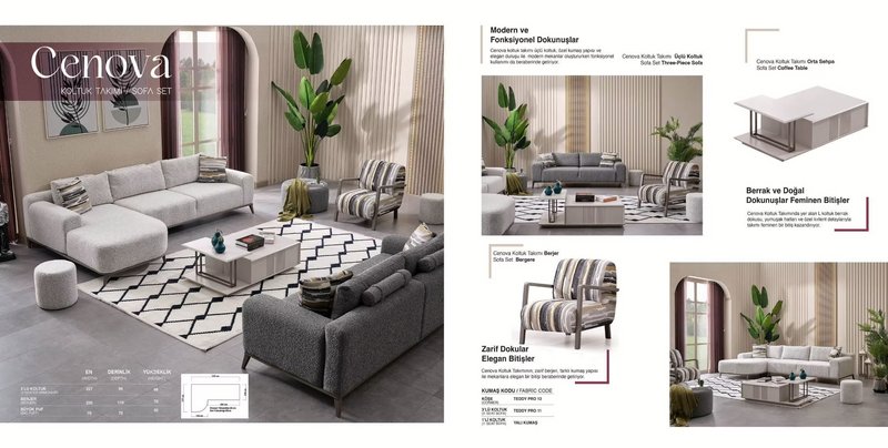 Cenova Sofa Set